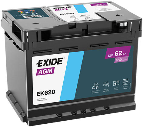 EXIDE Käynnistysakku