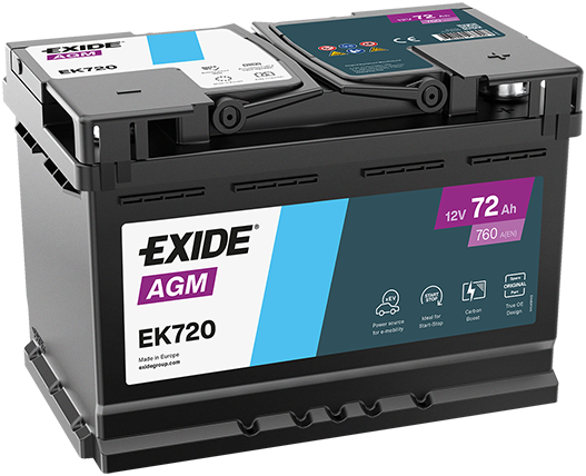 EXIDE Käynnistysakku