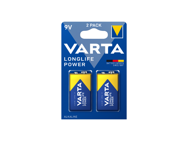 VARTA Paristo 9V 2 kpl