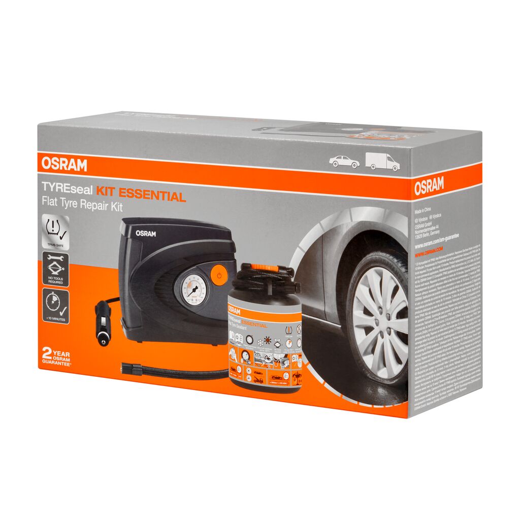 ams-OSRAM Rengaspaikkausaine + kompressori