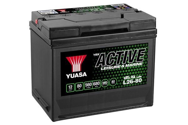 YUASA Vapaa-ajan akku 80Ah