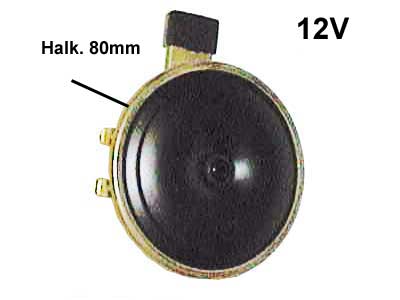 AUTOLINE Äänitorvi 12 V Ø 80 mm