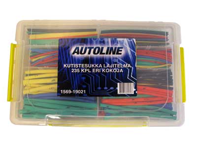 AUTOLINE Kutistesukkalajitelma 235 kpl