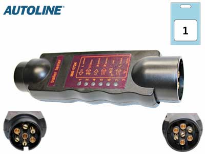 AUTOLINE Perävaunun pistoketesteri