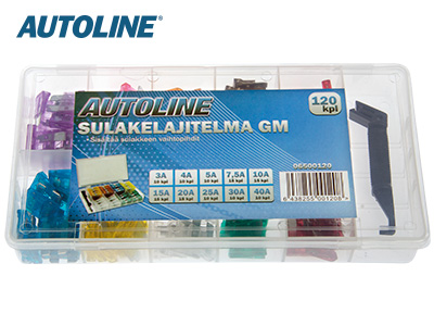 AUTOLINE Sulakelajitelma GM 120-osainen