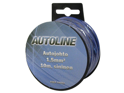 AUTOLINE Autojohto 1,5 mm² 10 m sininen