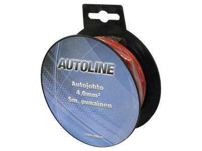 AUTOLINE Autojohto 4,0 mm² 5 m punainen