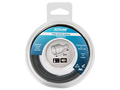 AUTOLINE Kutistesukkakela 2,4 → 1,2 mm 2 m
