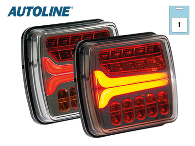 AUTOLINE Led-takavalo vasen
