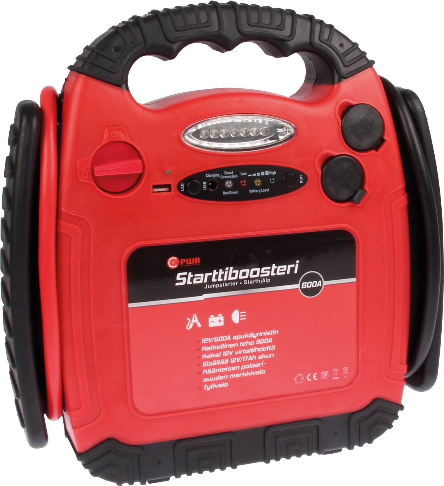 C-PWR Starttiboosteri 12V 600A max 900A