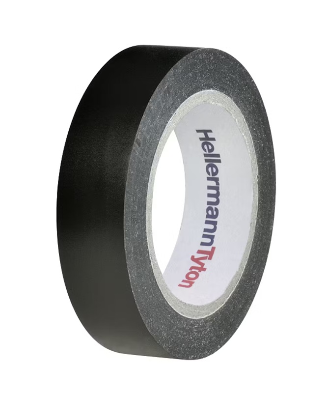 HELLERMANNTYTON Sähköteippi, musta