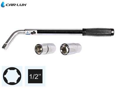 CAR LUX Rengasavain 1/2", teleskooppi 17/19 ja 21/23 mm
