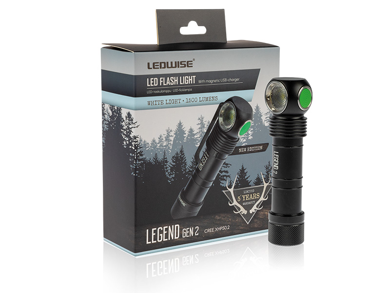 LEDWISE Otsavalaisin LEGEND Gen2 viileä 