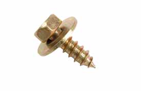 K-FIX Kuusiolevyruuvi aluslevyllä 6,5 x 20 mm