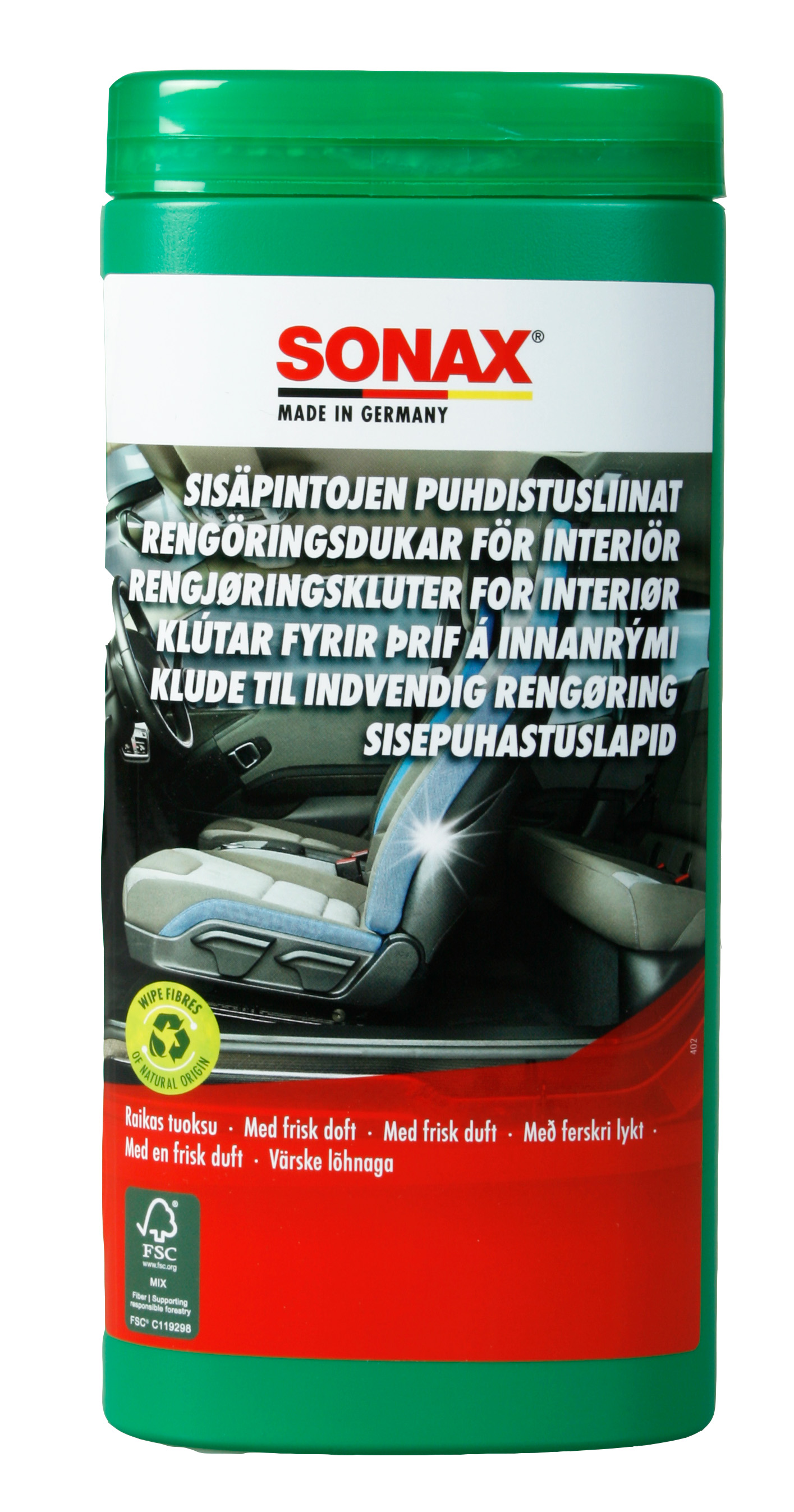 SONAX Puhdistusliina sisäpinnoille