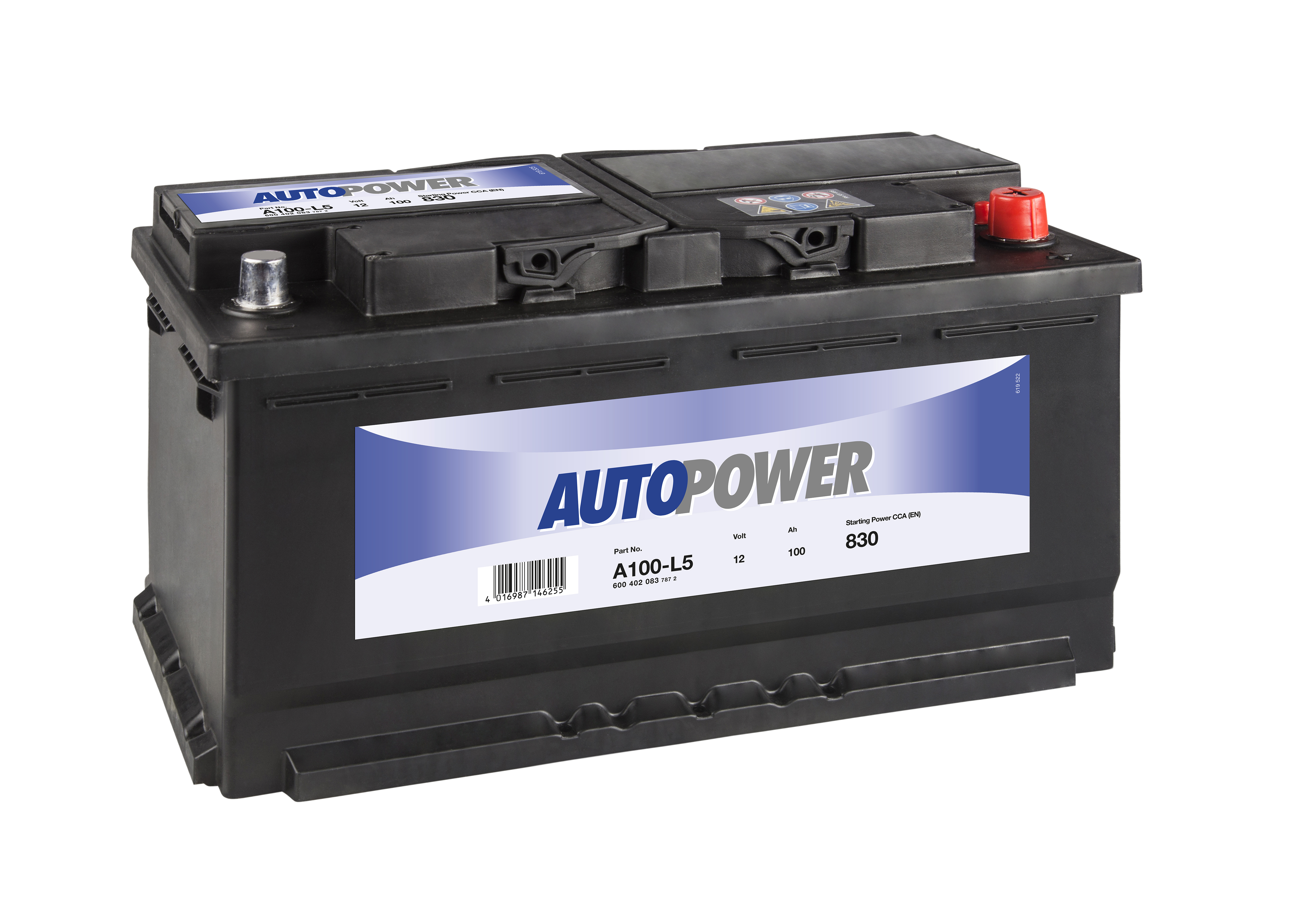 AUTOPOWER Käynnistysakku 100Ah