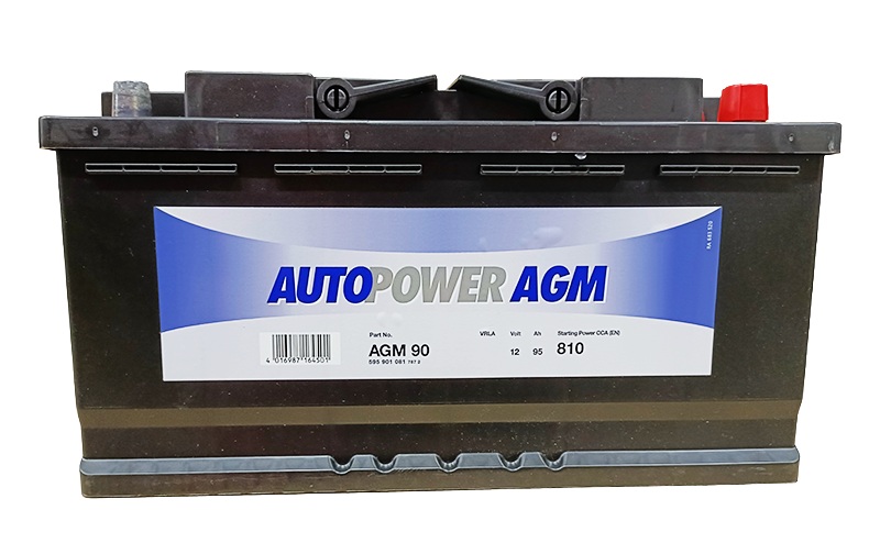 AUTOPOWER Käynnistysakku AGM 95Ah