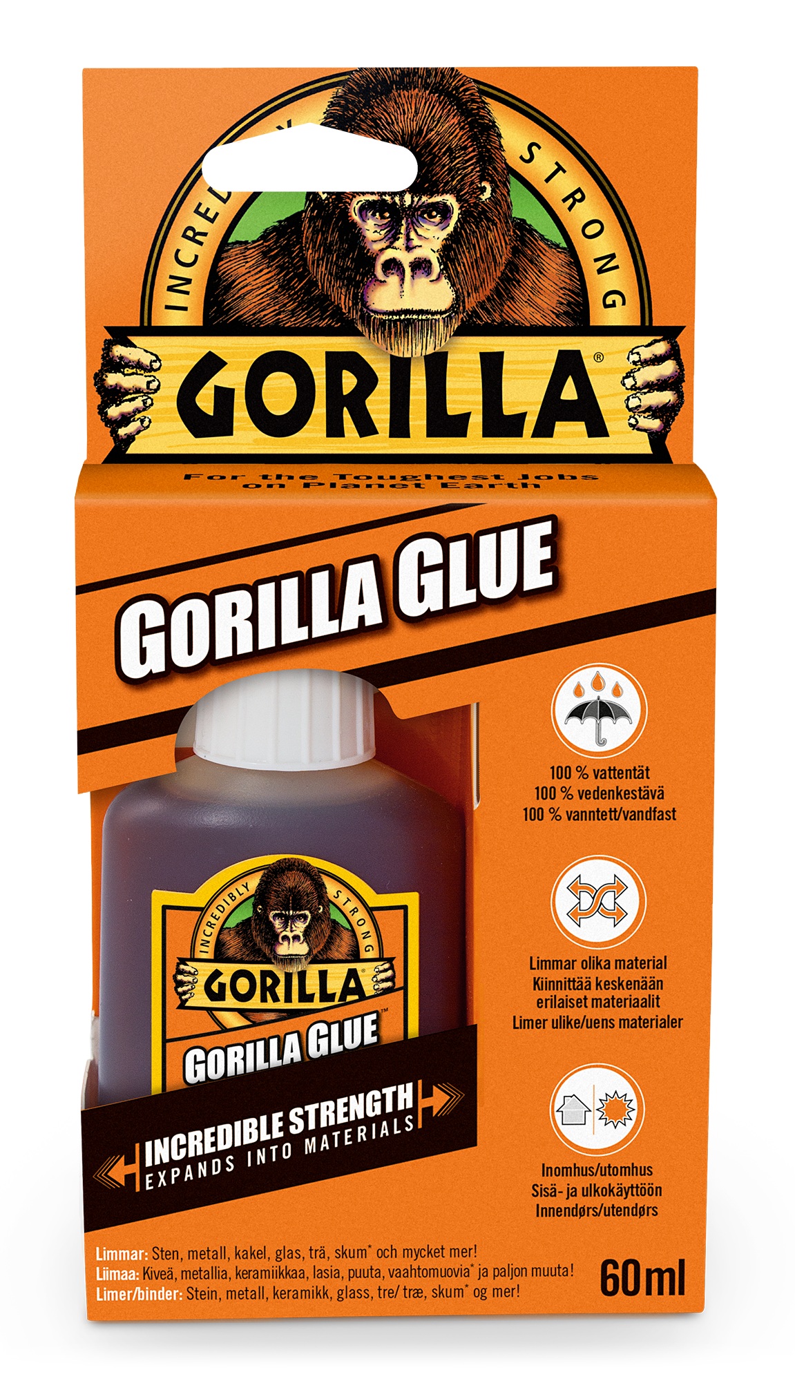 GORILLA Polyuretaaniliima 60ml