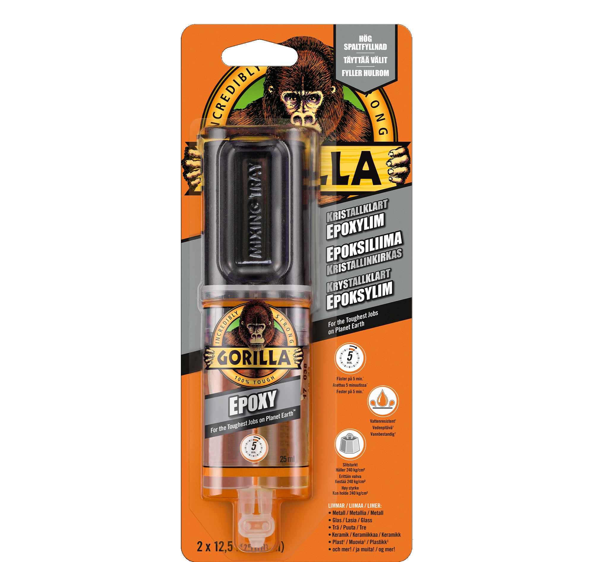 GORILLA Epoksiliima 25 ml