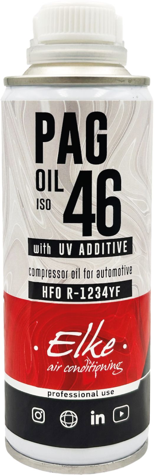 ELKE PAG 46 R-1234yf kompressoriöljy 250 ml + UV