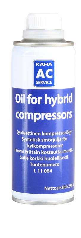KAHA AC SERVICE POE 80 kompressoriöljy hybridiautoille R134a 250 ml